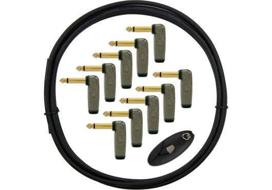 Soldeervrije customkabelkit 10 Feet 10 stekkers