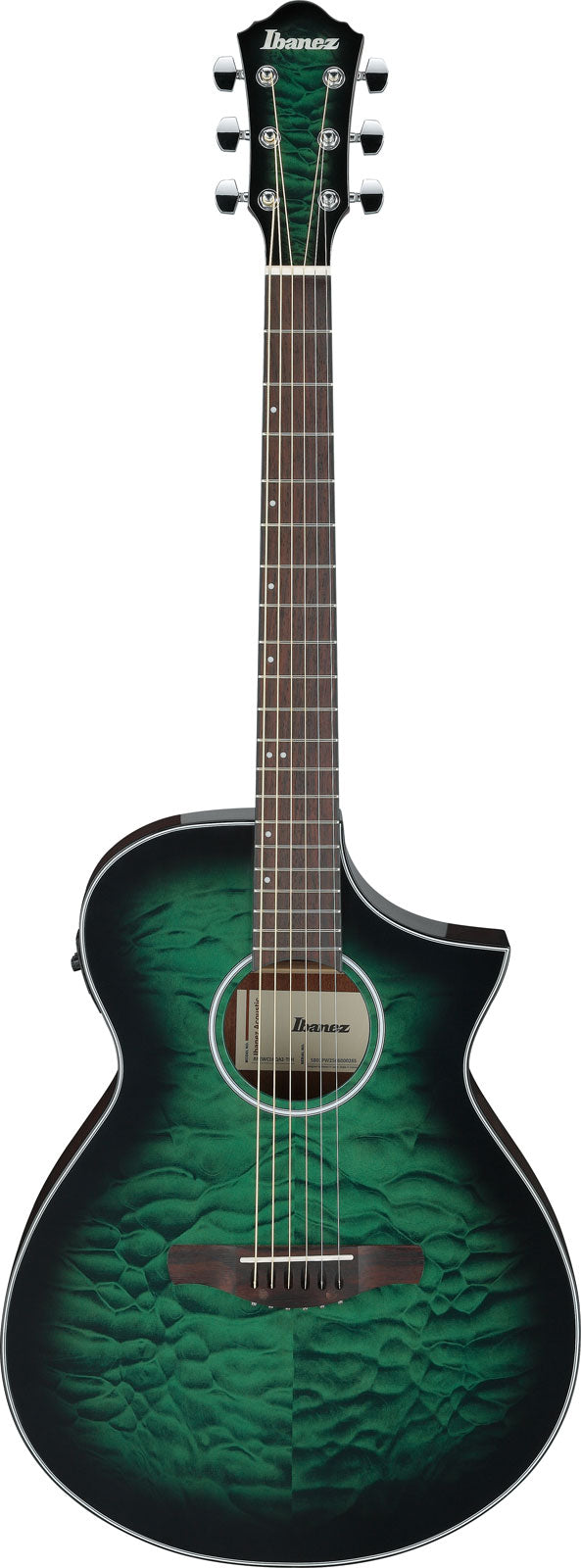 AEWC16QATEH Transparante smaragdgroene burst