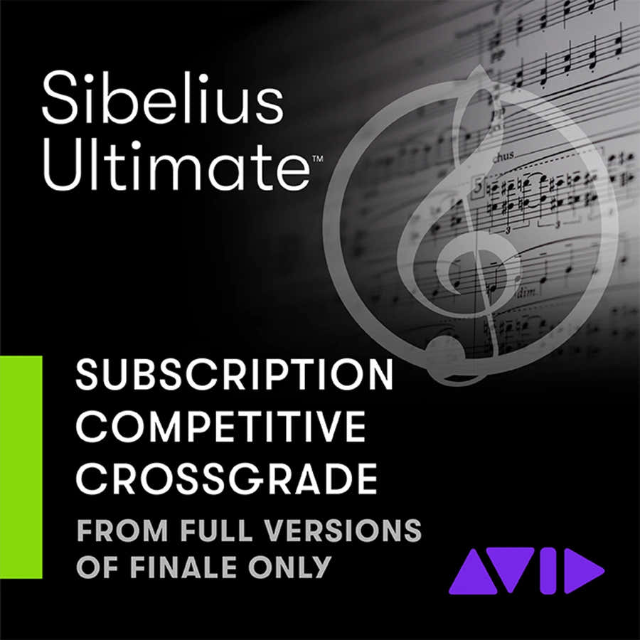 Sibelius Ultimate Productwissel