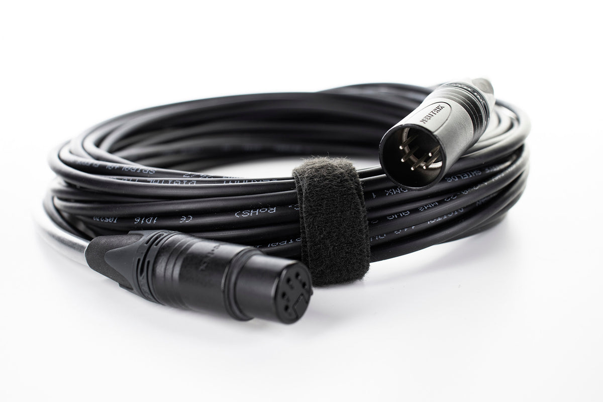 DMX-kabel 5-polig Connectoren 10 M