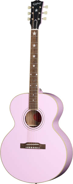 Epiphone J-180 LS Pink IBGCS
