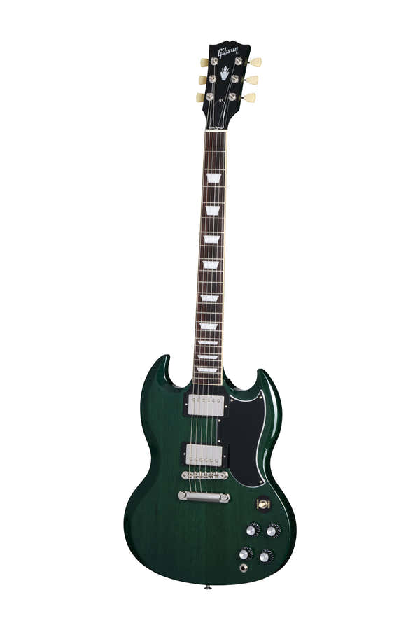 SG Standard '61 Stop Bar Translucent Teal Origineel