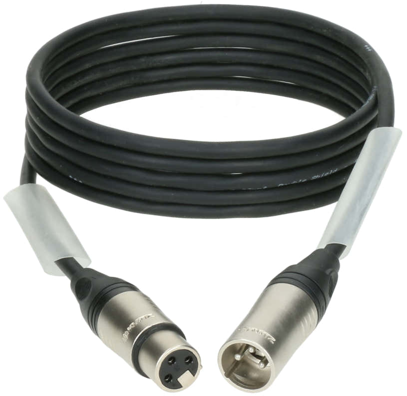 OT206Y Kabel AES/DMX Zwart 50m